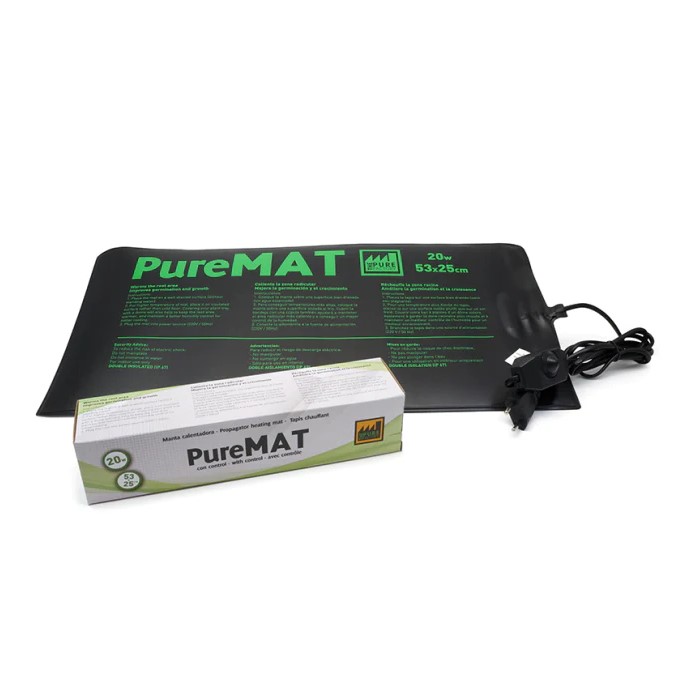 CLIMATIZZAZIONE: The Pure Factory - PURE MAT + CONTROL TAPPETINO RISCALDANTE  20W 53x25cm