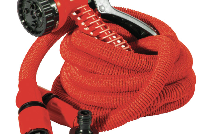 Ipierre Garden - SPRING TUBO ESTENSIBILE CON PISTOLA MULTIGETTO 15m